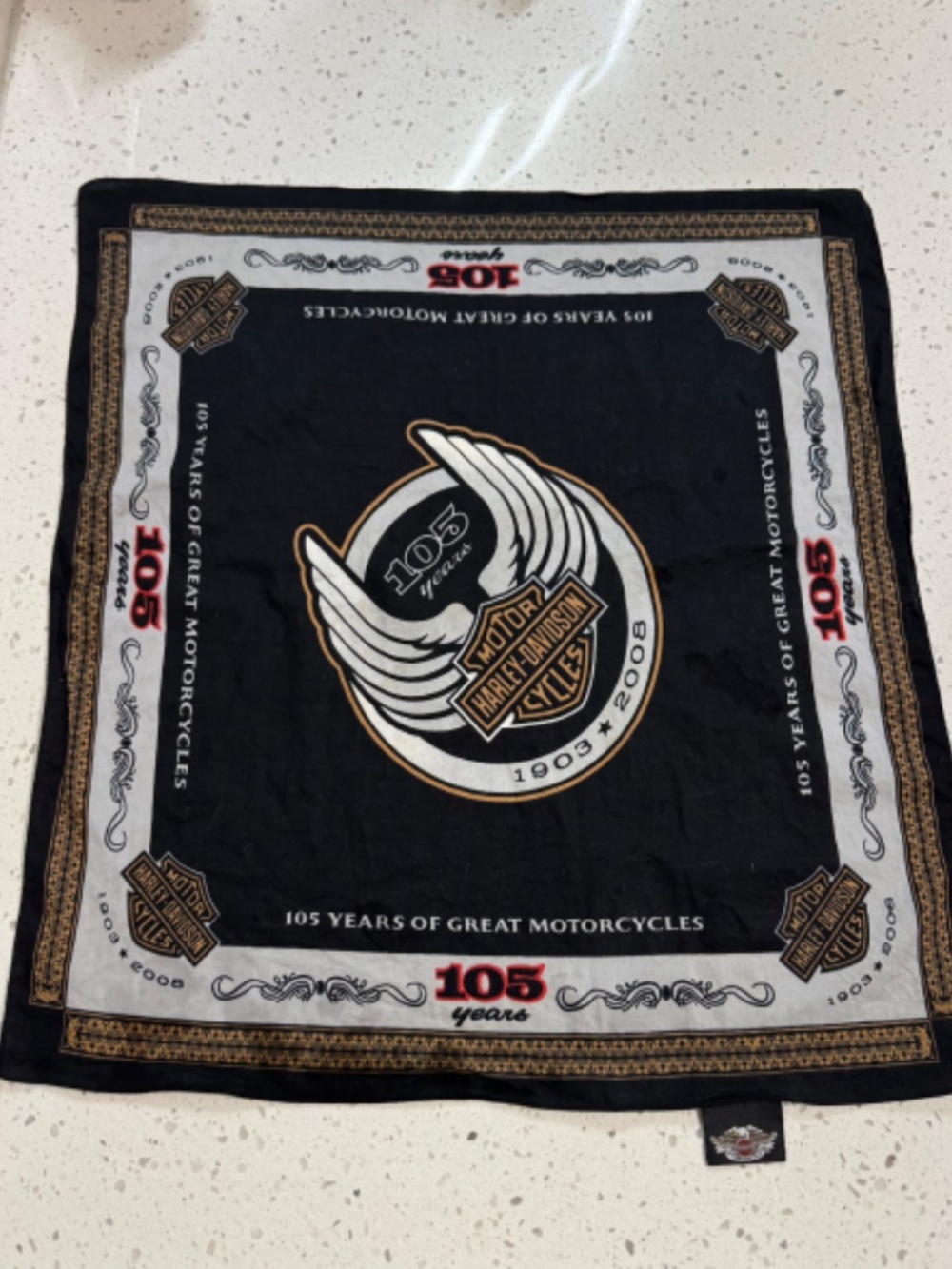 Harley-Davidson Scarf 2008 105 Anniversary